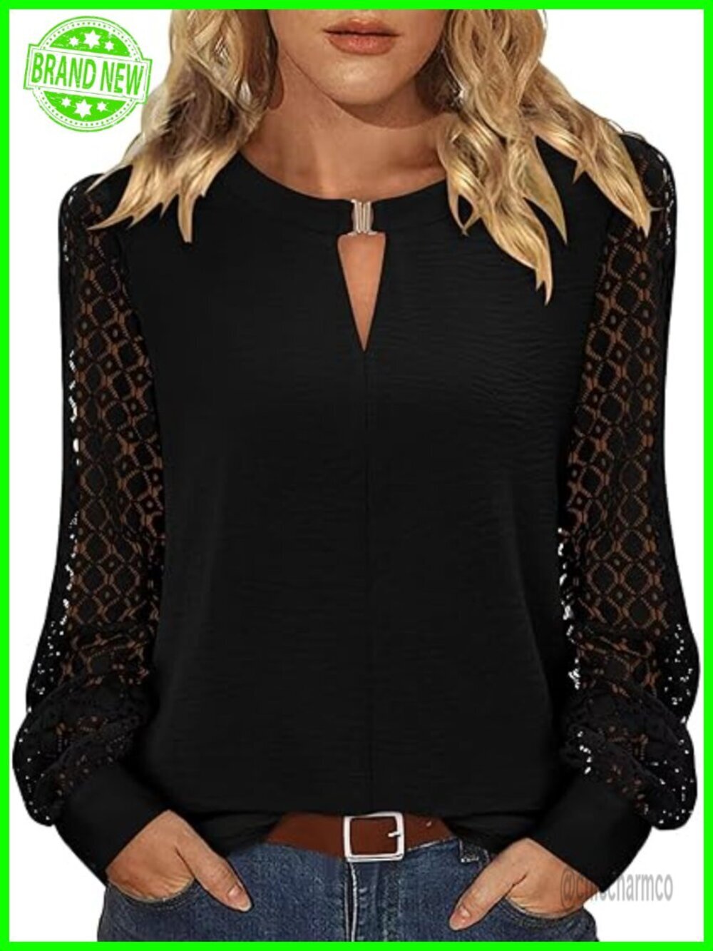 Long Sleeve Tunic Blouse Soft Breathable Casual Basic Top